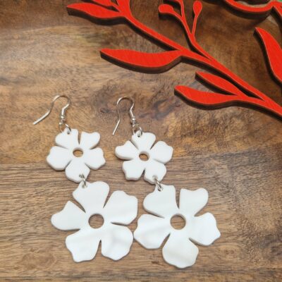 Boucles d'oreilles - flower power