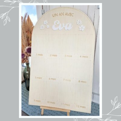 Grand panneau pour photos bébé