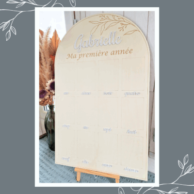 Grand panneau pour photos bébé