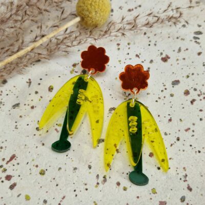 Boucles d'oreilles - Tulipes