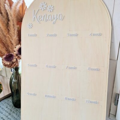 Grand panneau pour photos bébé