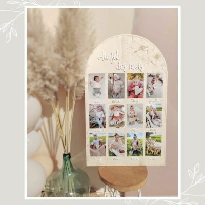 Grand panneau pour photos bébé