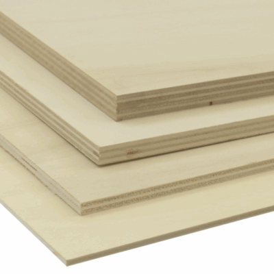 Planche de CP tout peuplier 5mm B/BB compatible découpe laser