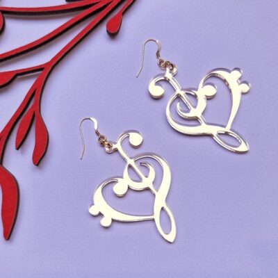 Boucles d'oreilles - Clés (doré)