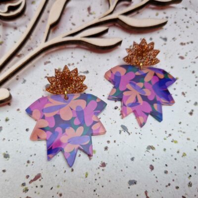 Boucles d'oreilles - Spiky (fleurs)