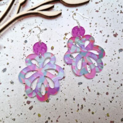 Boucles d'oreilles - Floral (fleurs d'été)