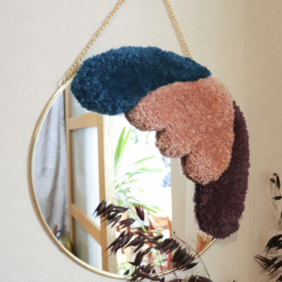 Mirror (blue, pink and purple)