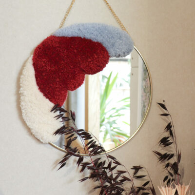 Mirror (blue, red and white)