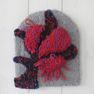 Arch - Grey and fushia