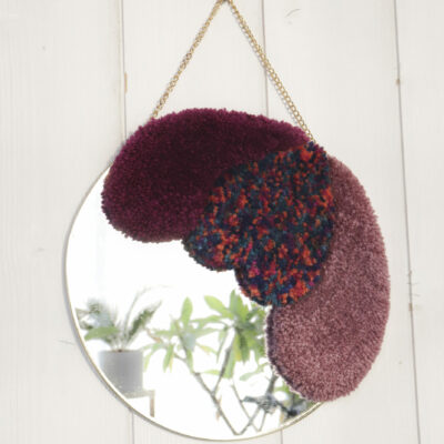 Mirror (bordeaux and speckled)