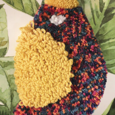 Bird (speckled and yellow wing)