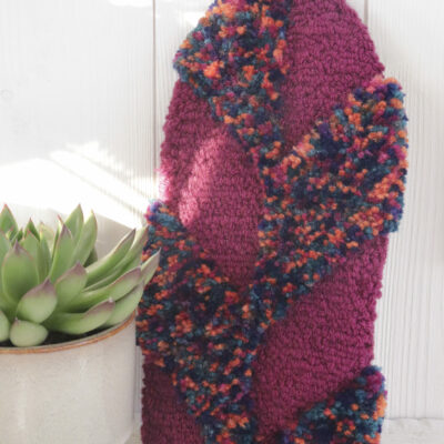 Small Arch (plum and speckled branches)